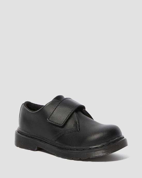 Tenis Dr. Martens Kamron Rip Tape Niño Negros MX-19230